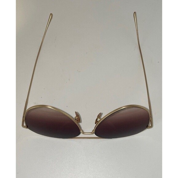 Diff Eyewear "Dash" Brushed Gold + Coffee Gradient Aviator  Modern 100% UVA - Picture 6 of 8